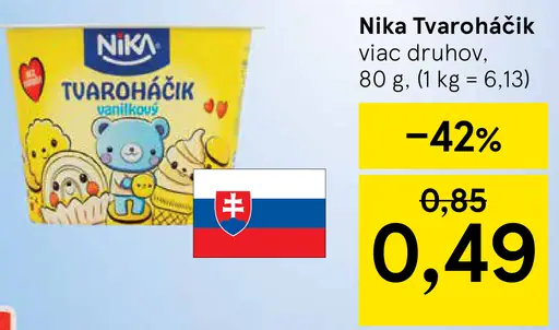 Nika Tvaroháčik