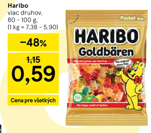 Haribo cukríky