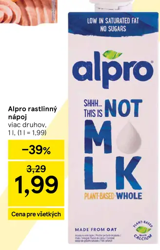 Alpro rastlinný nápoj