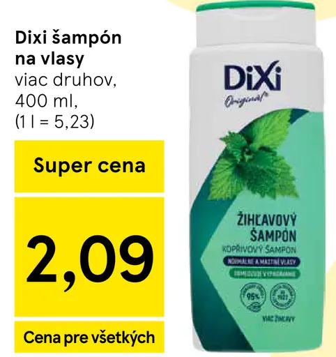 Dixi šampón na vlasy