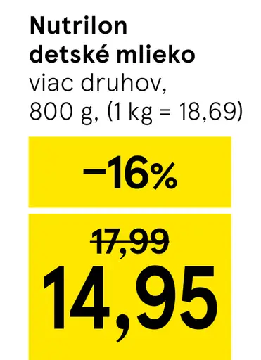 Nutrilon detské mlieko Advanced 3 pre batoľatá