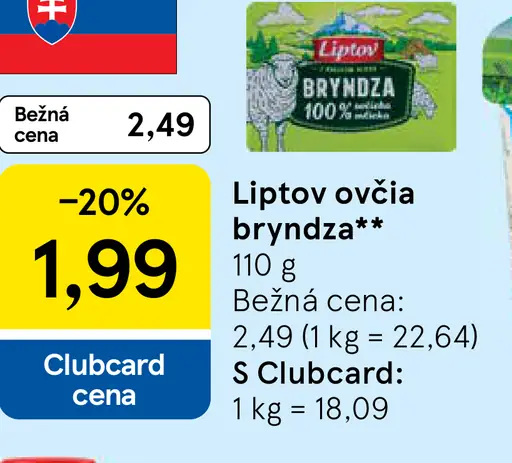 Liptov ovčia bryndza