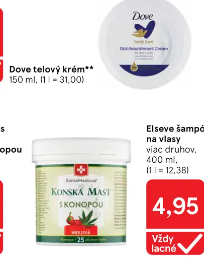 Dove telový krém