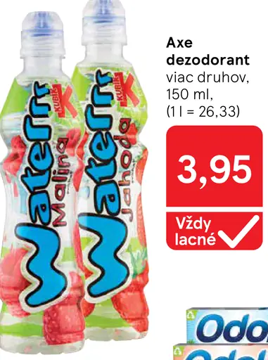 Axe dezodorant viac druhov