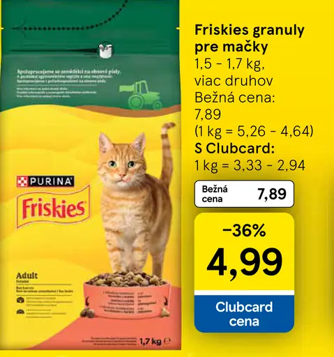 Friskies granuly pre mačky