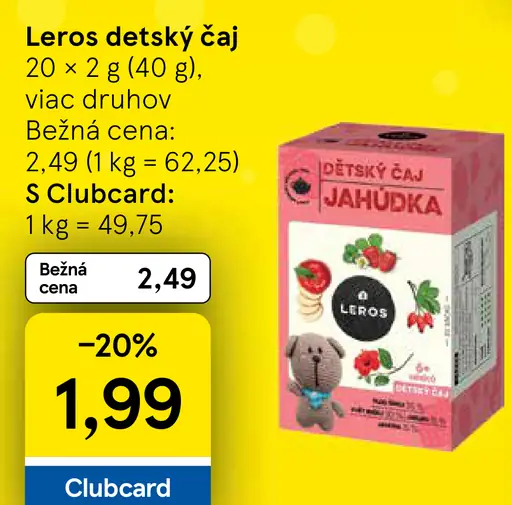 Leros detský čaj