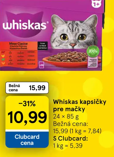 Whiskas Kapsičky pre mačky