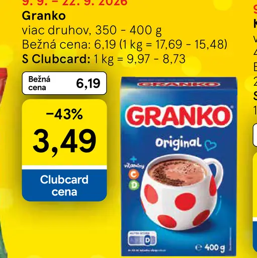 Granko instantný kakaový nápoj