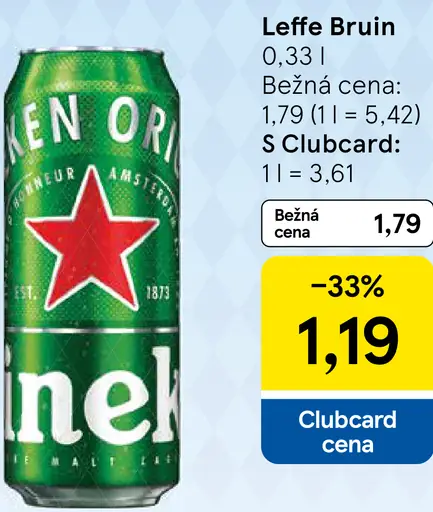 Heineken plechovka