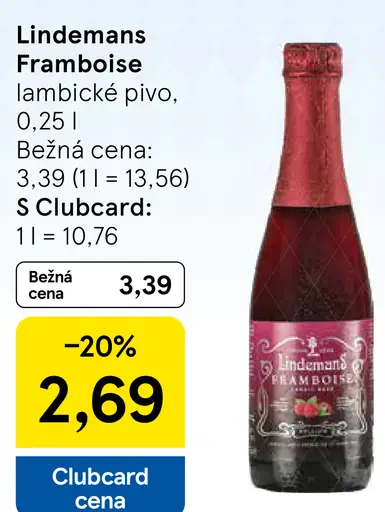 Lindemans Framboise lambické pivo