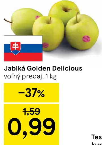 Jablko Golden Delicious