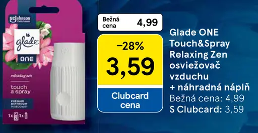 Glade ONE Touch&Spray Relaxing Zen osviežovač vzduchu + náhradná náplň