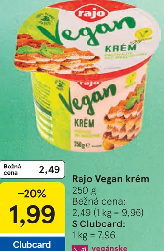 Rajo Vegan Krém