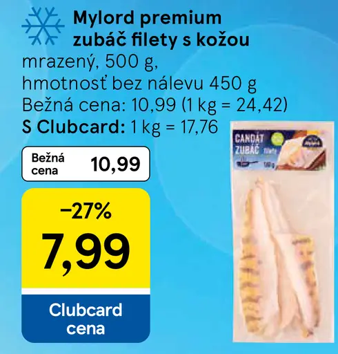 Mylord Premium zubáčie filety s kožou