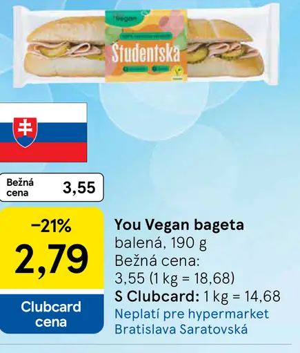 You Vegan bageta