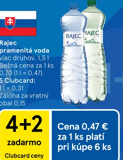 Rajec Pramenitá voda sýtená
