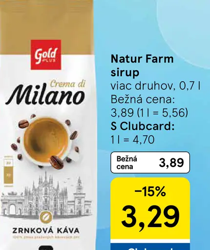 Natur farm sirup