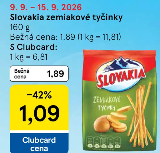 Slovakia Zemiakové tyčinky