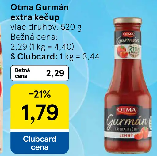 Otma Gurmán Extra kečup ostrý