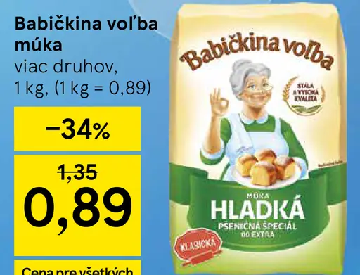 Babičkina voľba pšeničná múka hladká