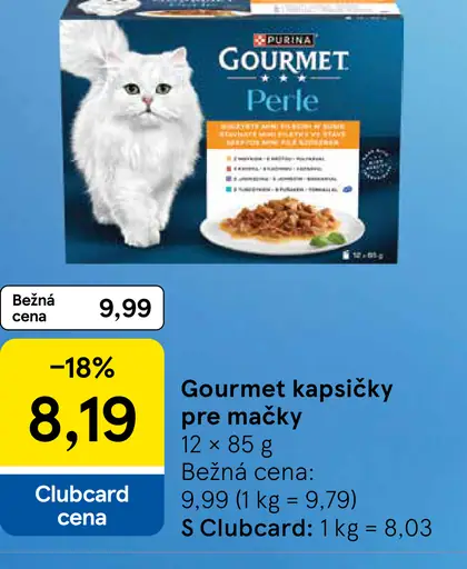 Purina Gourmet kapsičky pre mačky