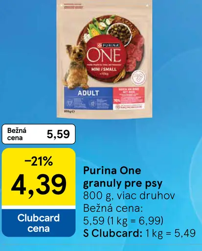 Purina One granuly pre psy