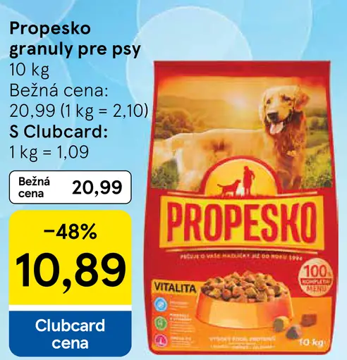 Propesko granuly pre psy