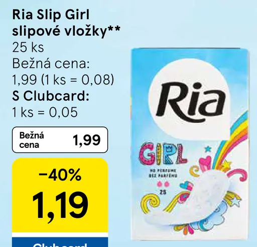 Ria Slip Girl slipové vložky