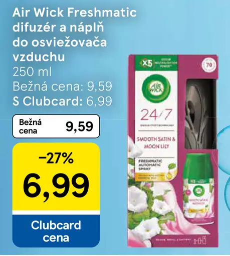 Air Wick Freshmatic difuzér a náplň do osviežovača vzduchu