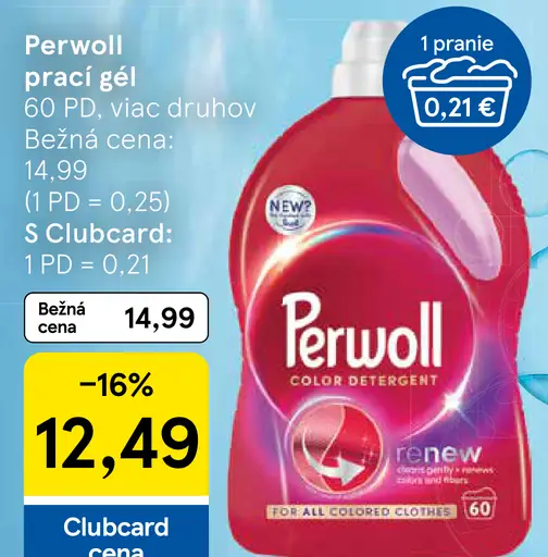 Perwoll prací gél Color Renew
