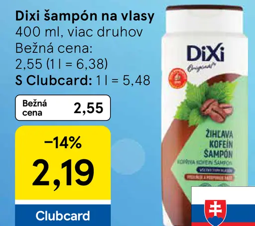 Dixi šampón na vlasy