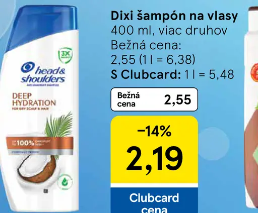 Head & Shoulders Deep Hydration šampón na vlasy, viac druhov