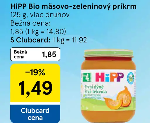 HiPP Bio mäsovo-zeleninový príkrm