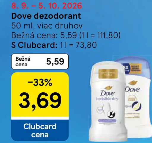 Dove dezodorant