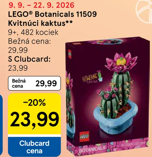 LEGO Botanicals Kvítúci kaktus