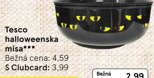 Tesco halloweenska misa