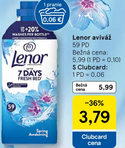 Lenor aviváž 7 Days Fresh Bed Spring Awakening