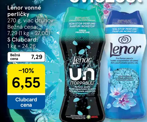Lenor vonné perličky na pranie