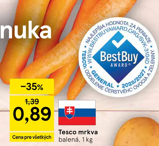 Tesco mrkva
