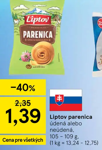 Liptov parenica údená alebo neúdená