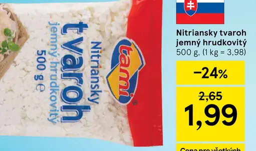 Tami tvaroh nitriansky jemný hrudkovitý