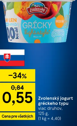 Zvolenský jogurt gréckeho typu