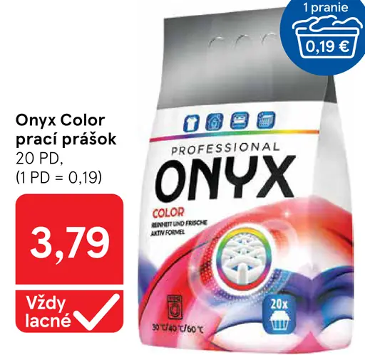 Onyx Color prací prášok