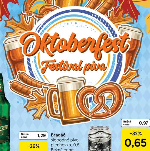 Bradáč Slobodné Pivo plechovka