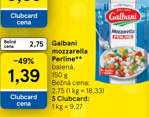 Galbani mozzarella Perline