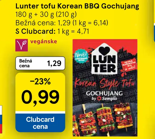 Lunter tofu Korean BBQ Gochujang