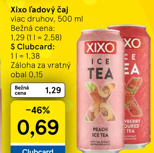 Xixo Ľadový čaj plechovka