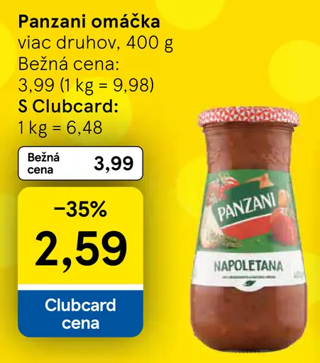 Panzani omáčka