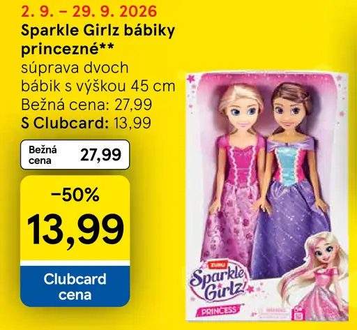 Sparkle Girlz bábiky princezné