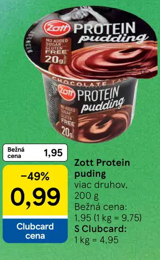 Zott Protein puding